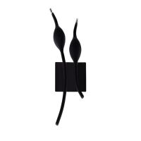 Kinkiet Snake czarny AZzardo AZ1018  kształtem przypomina węże ma kolor czarny