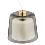 Lampa wisząca BERKLEY 4697 Argon podwójny szklany klosz 31 cm - 4