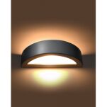 Kinkiet ATENA SL.0873 SOLLUX LIGHTING ceramiczny szary E27 - 4
