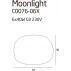 Plafon Moonlight grey C0076-06X Maxlight chromowany klosz kryształki elegancki  - 2