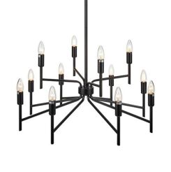 Lampa wisząca REGENT PENDANT 12L czarny MARKSLOJD 108107 