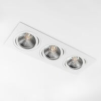 OPRAWA WPUSZCZANA BIAŁA POTRÓJNA 3 x 111 AR111 , ES111  