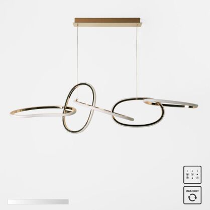 MD7361-5A-EGT CHOLET LAMPA WISZĄCA ZŁOTA ZUMALINE
