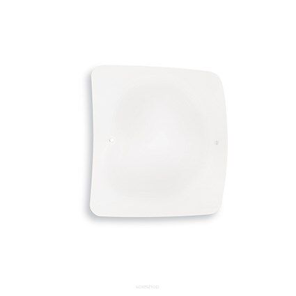 Plafon Celine PL2 Ideal Lux  044279 emaliowana metalowa podstawa klosz z matowego szkła