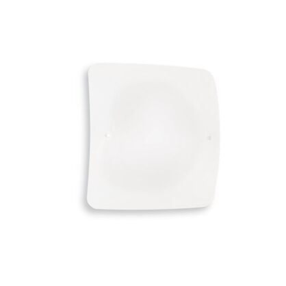 Plafon Celine PL2 Ideal Lux  044279 emaliowana metalowa podstawa klosz z matowego szkła