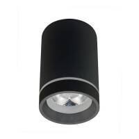 Lampa sufitowa techniczna Plafon BILL 10W AZ3376 AZzardo okrągła oprawa w kolorze czarnym tuba