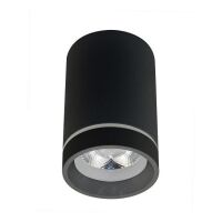 Lampa sufitowa techniczna Plafon BILL 10W AZ3376 AZzardo okrągła oprawa w kolorze czarnym tuba