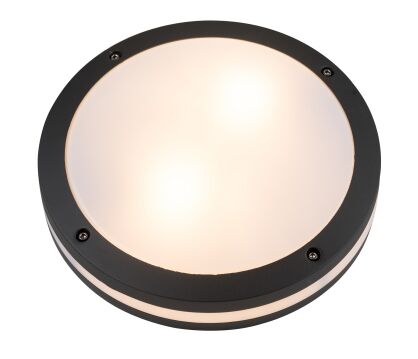 Plafon kinkiet FANO R 30 AZ4369 Azzardo IP54 SZARY OKRĄGŁY