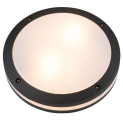 Plafon kinkiet FANO R 30 AZ4369 Azzardo IP54 SZARY OKRĄGŁY