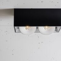 Oprawa natynkowa Solid 163.2 NT edge.LED 13W CRI80 Labra  3.0660    prostokątna techniczna podwójna LED różne kolory wykończenia