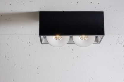 Oprawa natynkowa Solid 163.2 NT edge.LED 13W CRI80 Labra  3.0660    prostokątna techniczna podwójna LED różne kolory wykończenia