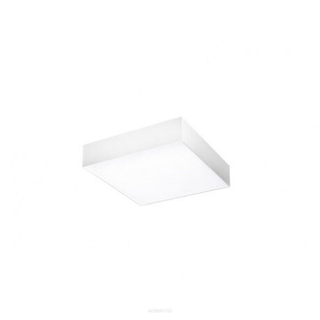 Oprawa natynkowa kwadratowa czarna nowoczesna MONZA S 40 square Azzardo AZ2273 SHS563000-50-WH LED 5,5 cm wysokości 40 cm szerokości