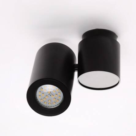 Lampa ścienna Plafon Barro Czarny C0035 bk MAXlight Metalowe elementy w kolorze czarnym techniczny