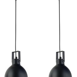 Lampa wisząca MARS 2 SIGMA 32258 CZARNO/ZŁOTA PODWÓJNA