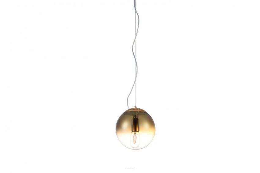 Lampa wisząca IRIS 20 AZ 3133 nowoczesna elegancka szklany złoty klosz 