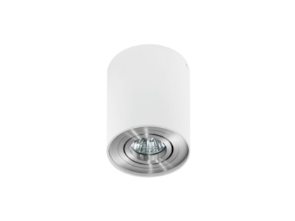 Plafon Bross 1 biały/aluminium AZzardo  AZ0781  tuba techniczna