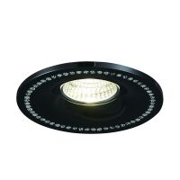 Lampa sufitowa wpuszczana nowoczesna CZARNA/CHROM Simon  Azzardo NC1767R-BK/CH, AZ1613