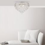 Plafon CAPRI ZUMALINE 19027-M STYL PAŁACOWY GLAMOUR ŚREDNICA 40CM - 2