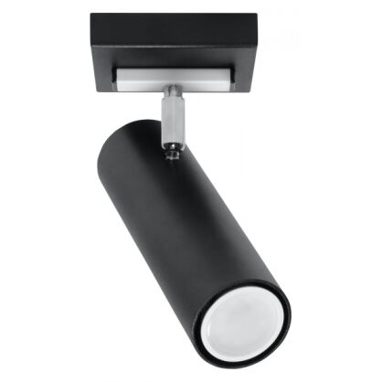 PLAFON DIREZIONE CZARNY SOLLUX  Lampa Ścienna NOWOCZESNY stal  SL.0499 metalowa lampa  SOLLUX LIGHTING tuby