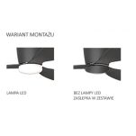 Wentylator sufitowy led VENETI CCT + REMOTE CONTROL bialy-dąb bielony pilot AZ4447 - 3