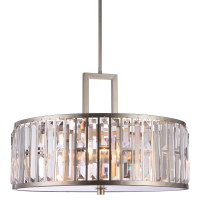 Lampa wisząca KYIV - P05134CP cosmolight Kryształowy pierścień szampańskie złoto EKSTRAWAGANCKA 