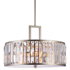 Lampa wisząca KYIV - P05134CP cosmolight Kryształowy pierścień szampańskie złoto EKSTRAWAGANCKA 