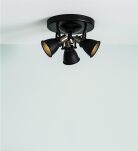 Plafon ALTON 107854 Markslojd Elegancka lampa sufitowa w stylu retro CZARNA - 2