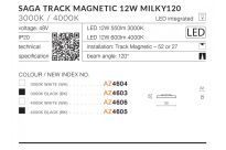 Oprawa do szyny SAGA 30 TRACK MAGNETIC 12W MILKY12 BIAŁA 30 CM - 2