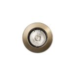 Lampa wpuszczana  JAZZ FI1 BRĄZ Ideal Lux  083124  okrągła aluminiowa ramka kolor brązu wymaga wbudowania w ścianę - 2