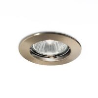 Lampa wpuszczana  JAZZ FI1 BRĄZ Ideal Lux  083124  okrągła aluminiowa ramka kolor brązu wymaga wbudowania w ścianę