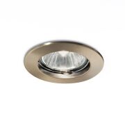 Lampa wpuszczana  JAZZ FI1 BRĄZ Ideal Lux  083124  okrągła aluminiowa ramka kolor brązu wymaga wbudowania w ścianę