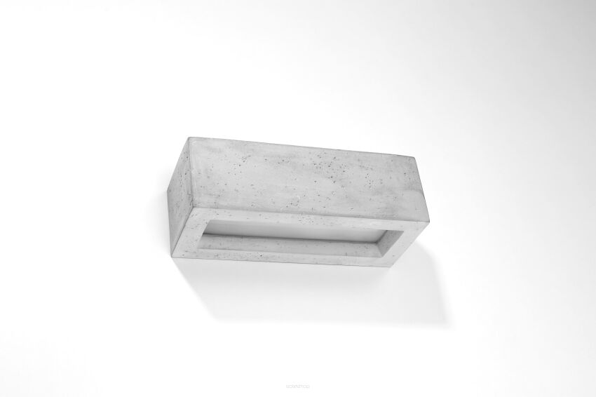 Kinkiet VEGA 30 beton SL.0992 Sollux Lighting 30 cm 