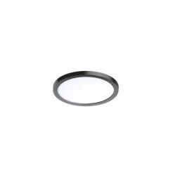 Lampa wpuszczana SLIM 22 ROUND AZzardo Okrągła czarna IP44 3000K/ 4000K