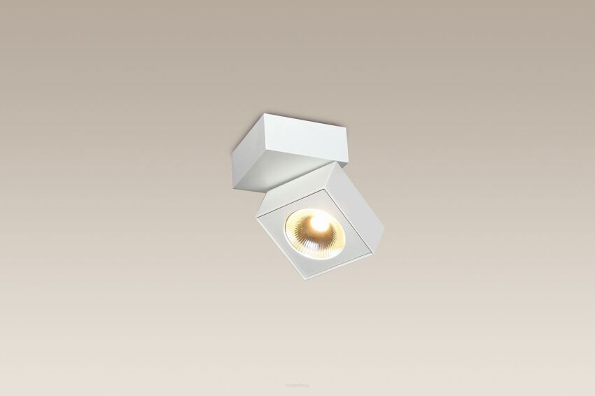 Plafon oprawa natynkowa MAX-LIGHT Artu C0106 biała łamana kwadrat