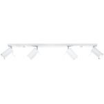 LAMPA SUFITOWA NA LISTWIE  MERIDA biała SOLLUX  NOWOCZESNA stal  SL.0463  - 3