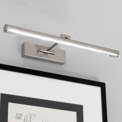 Kinkiet nad obraz galeryjka GOYA LED 460 szczotkowany nikiel 46 cm 1115007