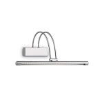 Kinkiet Bow AP66 CROMO Ideal Lux  007045  posiada metalową ramę w kolorze chromu włącznik na obudowie - 2
