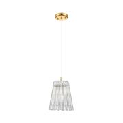 P0547-01H-F9AC BACH LAMPA WISZĄCA ZŁOTA/GOLD ZUMALINE