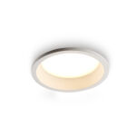 LAMPA WPUSZCZANA ELKIM SUN 931 M Nowoczesna techniczna LED 6W 3000K średnica 10,5 cm czarna biała lub złota - 3