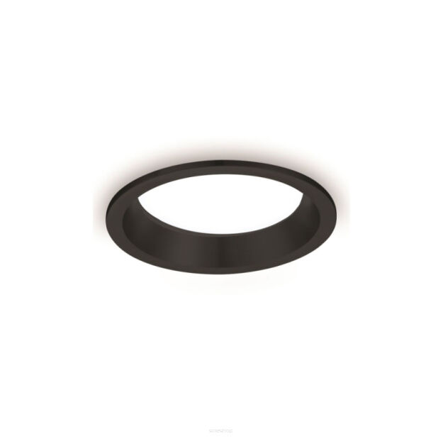 LAMPA WPUSZCZANA ELKIM SUN 931 M Nowoczesna techniczna LED 6W 3000K średnica 10,5 cm czarna biała lub złota