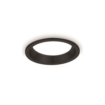 LAMPA WPUSZCZANA ELKIM SUN 931 M Nowoczesna techniczna LED 6W 3000K średnica 10,5 cm czarna biała lub złota