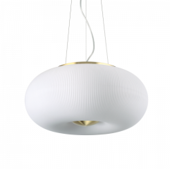 Żyrandol Arizona Sp5 214481  NOWOCZESNY IP20 SZKŁO Ideal Lux biała oprawa w stylu design