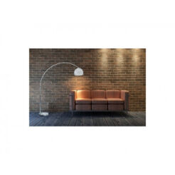 Lampa podłogowa Gio eco AZzardo AZ2408 biały półokrągły klosz o średnicy 30 cm