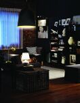 Lampa wisząca Fabio L AZzardo LP5632-BK-L AZ0301 wykonana wykonana jest z metalu i aluminium w kolorze czarno/złotym - 3