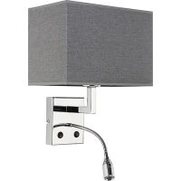 Lampa ścienna HOTEL LED SZARA Nowodvorski 9302