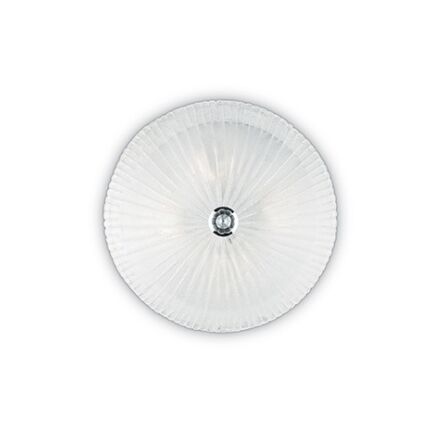 Plafon Shell PL4 008615 KLASYCZNY IP20 E27 Ideal Lux OPRAWA W STYLU KLASYCZNYM transparentna oprawa ze szkła