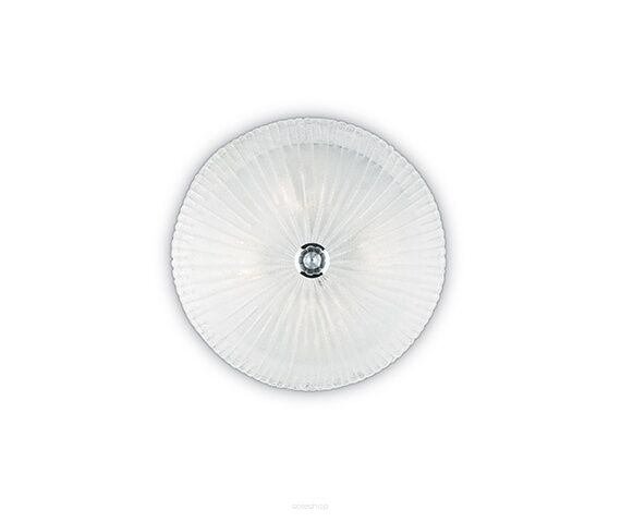 Plafon Shell PL4 008615 KLASYCZNY IP20 E27 Ideal Lux OPRAWA W STYLU KLASYCZNYM transparentna oprawa ze szkła