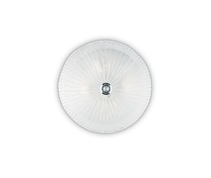 Plafon Shell PL4 008615 KLASYCZNY IP20 E27 Ideal Lux OPRAWA W STYLU KLASYCZNYM transparentna oprawa ze szkła