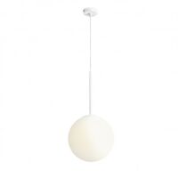 Lampa wisząca BOSSO WHITE biała kula ALDEX 1087G