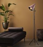 Lampa podłogowa CILLA 107928 Markslojd Różowy abażur czarna podstawa E27 - 2